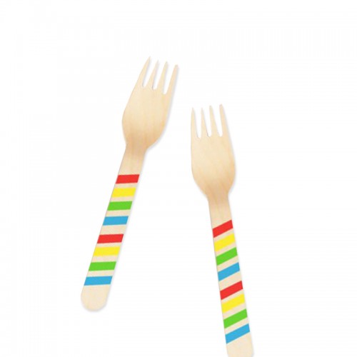 Fork - Stripe Rainbow